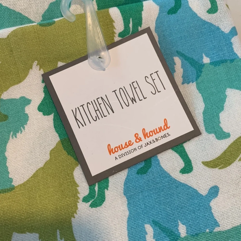 Shades of Green Kitchen Towel Set